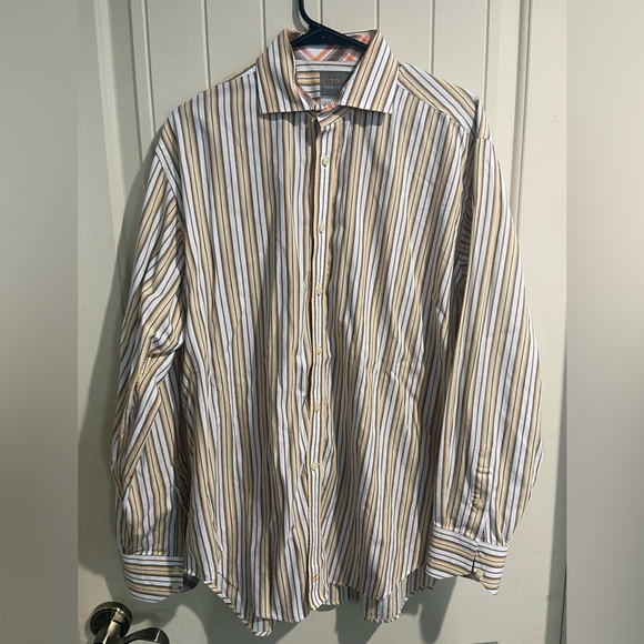 Men’s bottom down long sleeve shirts size Large - Picture 3 of 4